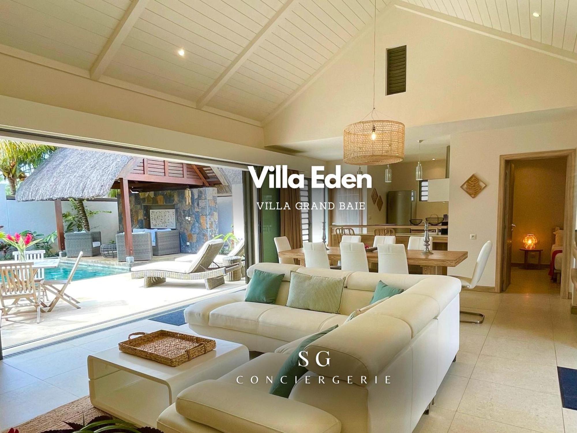 Sg1 L Eden Villa L Luxe 6 Pers L Piscine & Jardin غراند بايَ المظهر الخارجي الصورة